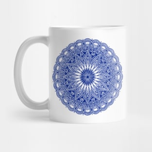 Mandala (dark blue) Mug